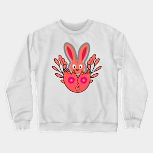 Funny Easter Bunny Egg - Easter Day Crewneck Sweatshirt